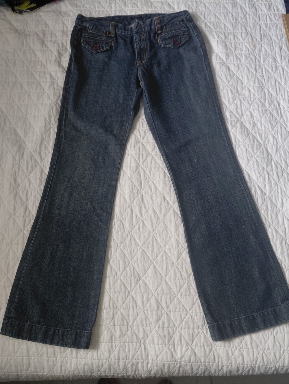 J. Crew Dark Blue Flare Jeans